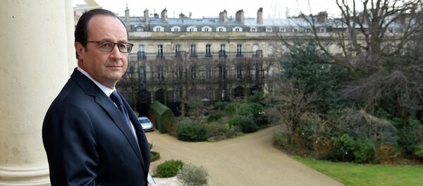 Presidente da França François Hollande - Sputnik Brasil