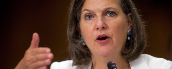 Victoria Nuland, secretária-assistente de Relações Europeias do Departamento de Estado dos EUA - Sputnik Brasil