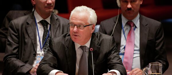Representante permanente da Rússia na ONU, Vitaly Churkin - Sputnik Brasil