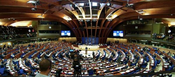 In April, PACE suspended Russia's voting rights over its reunification with Crimea. To protest the expulsion, Russia’s delegation walked out of the assembly’s spring session. - Sputnik Brasil