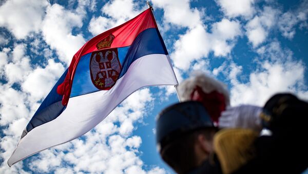 Bandeira da Sérvia - Sputnik Brasil