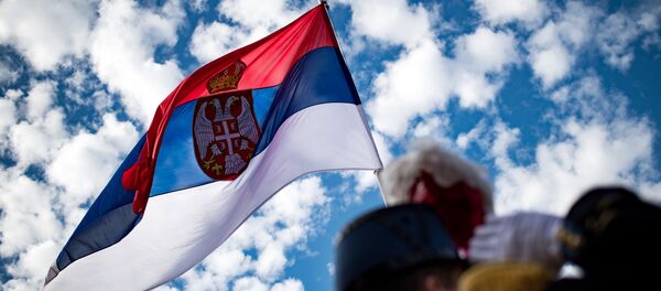 Bandeira da Sérvia - Sputnik Brasil