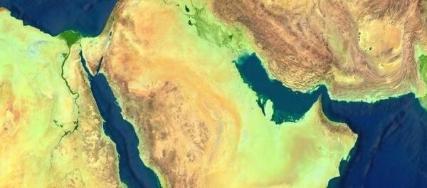 Mapa do Oriente Médio - Sputnik Brasil