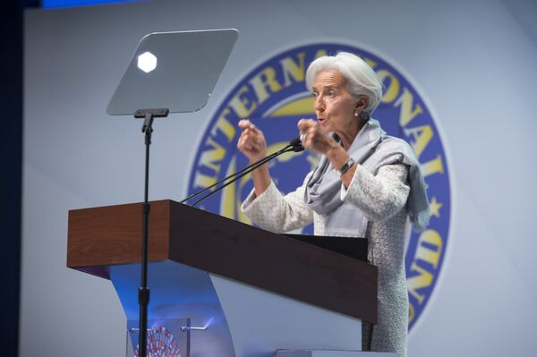 Cristine Lagarde, diretora-gerente do Fundo Monetário Internacional (FMI) - Sputnik Brasil