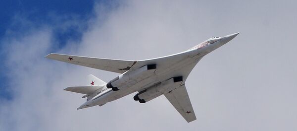 Um bombardeiro estratégico Tu-160 da Força Aeroespacial russa Um bombardeiro estratégico Tu-160 da Força Aeroespacial russa - Sputnik Brasil