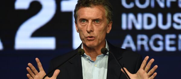 Mauricio Macri, presidente de Argentina - Sputnik Brasil