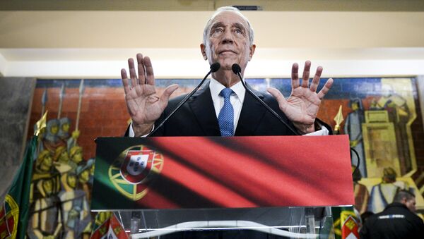 Presidente eleito de Portugal, Marcelo Rebelo de Sousa - Sputnik Brasil