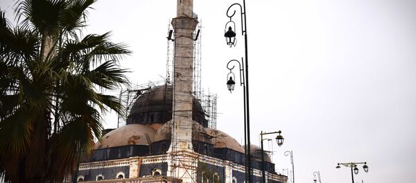 Mesquita que está reconstruida na cidade de Homs, Síria, 26 de janeiro de 2016 - Sputnik Brasil