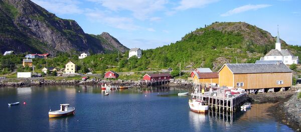 Lofoten, na Noruega - Sputnik Brasil