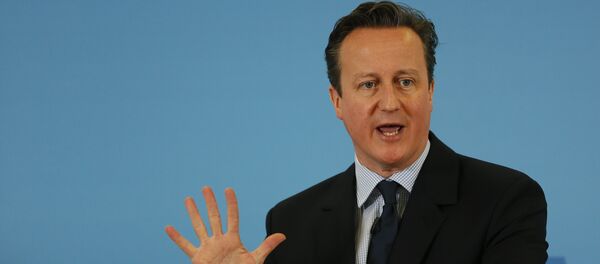 David Cameron, primeiro-ministro do Reino Unido (Grã-Bretanha) - Sputnik Brasil