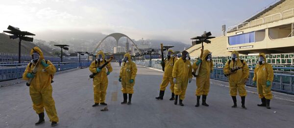 Ação contra o Aedes Aegypti no Sambódromo do Rio - Sputnik Brasil