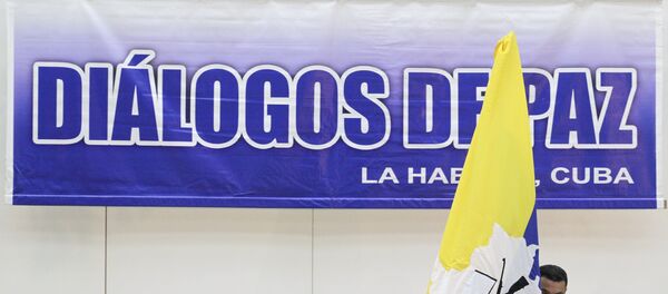 Local da reunião, em Havana, das conversações de paz na Colômbia - Sputnik Brasil