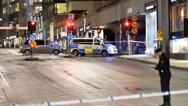 Explosão em shopping center de Estocolmo - Sputnik Brasil
