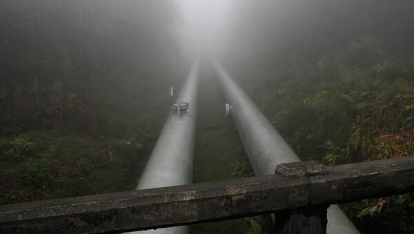 Gasodutos em Coroni, região Chapare, na Bolívia - Sputnik Brasil