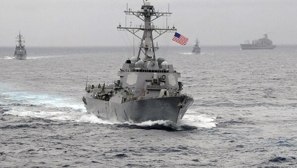 US Navy guided-missile destroyer USS Lassen - Sputnik Brasil