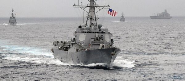 Destróier Lassen da marinha dos EUA Destróier Lassen da marinha dos EUA - Sputnik Brasil