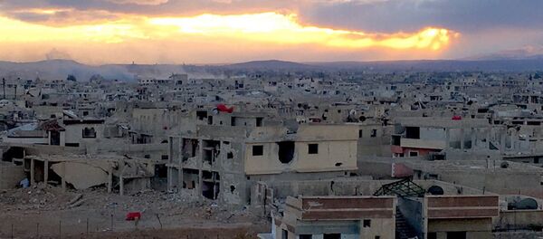 Daraya, subúrbio de Damasco e palco de combates entre o Exército Árabe Sírio e terroristas - Sputnik Brasil