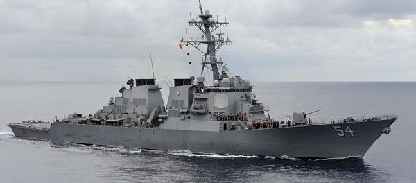 O destróier USS Curtis Wilbur, da Marinha dos EUA - Sputnik Brasil