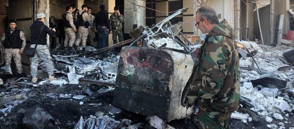 Aftermath of a double terrorist attack in the Shia district of Sayyidah Zaynab in Damascus - Sputnik Brasil