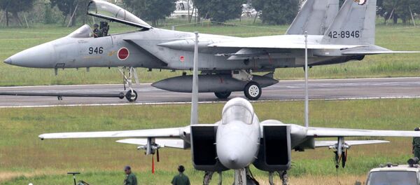 Caças F-15 japoneses - Sputnik Brasil