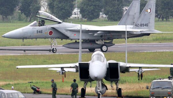 Japan's F-15 aircrafts - Sputnik Brasil