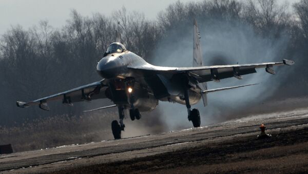 Caça polivalente russo Su-35S - Sputnik Brasil