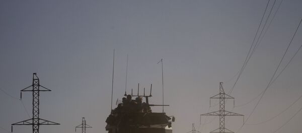 Veículo blindado na província de Cabul, Afeganistão - Sputnik Brasil