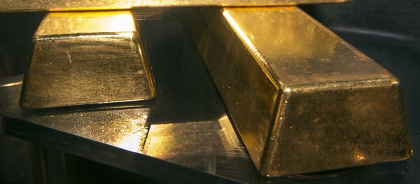 Barras de ouro - Sputnik Brasil