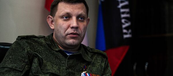 Aleksandr Zakharchenko, líder da República Popular de Donetsk (RPD) - Sputnik Brasil