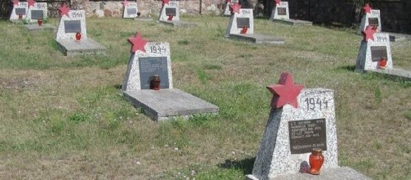 Túmulos de soldados soviéticos - Sputnik Brasil