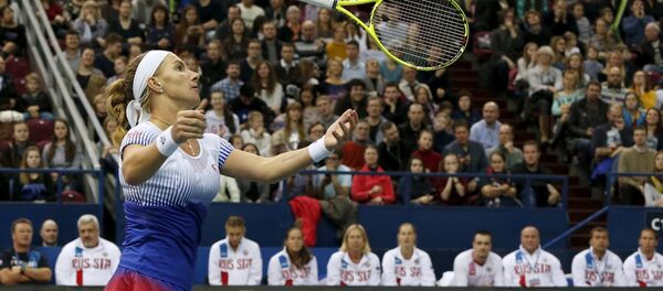 Svetlana Kuznetsova na Fed Cup - Sputnik Brasil