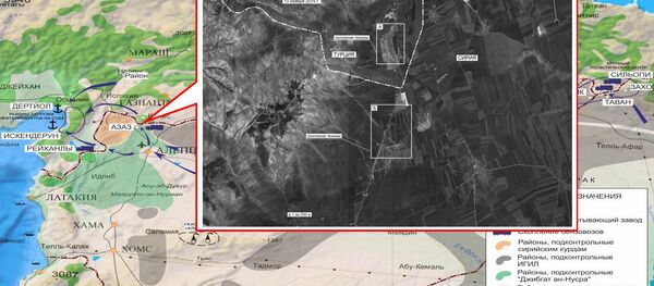 Dados do Ministério da Defesa da Rússia sobre rotas de transportação de petróleo ilegal na Síria - Sputnik Brasil
