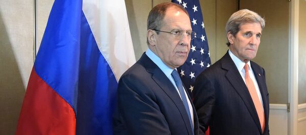 Sergei Lavrov e John Kerry Sergei Lavrov e John Kerry - Sputnik Brasil