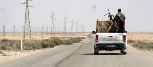 Syrian troops on the from Homs to Raqqah, Syria - Sputnik Brasil