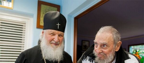 Patriarca Kirill e Fidel Castro se encontram em Havana - Sputnik Brasil