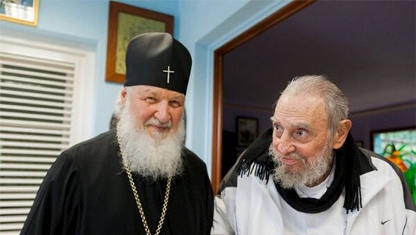 Patriarca Kirill e Fidel Castro se encontram em Havana - Sputnik Brasil