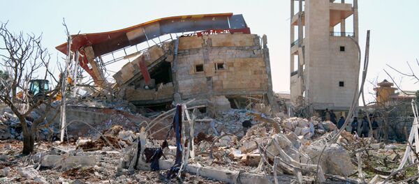 Este é o hospital da MSF em Maaret al-Nuuman, destruído em 15 de fevereiro de 2016 - Sputnik Brasil