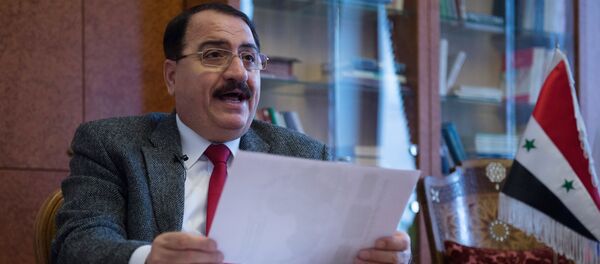 Riad Mohammad Haddad, embaixador da Síria na Rússia - Sputnik Brasil