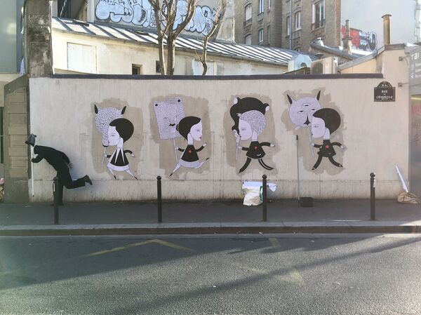 Desenho do pintor parisiense, Fred Le Chevalier - Sputnik Brasil