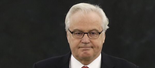 Embaixador da Rússia na ONU, Vitaly Churkin - Sputnik Brasil