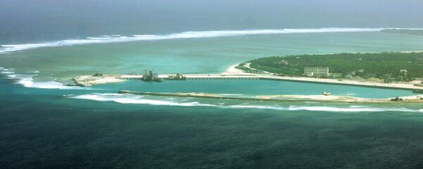 Cidade de Sansha na ilha de Yongxing, no Mar do Sul da China - Sputnik Brasil