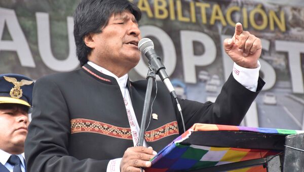 Presidente boliviano Evo Morales - Sputnik Brasil