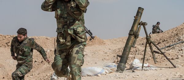 Soldados do exército sírio, foto de arquivo - Sputnik Brasil