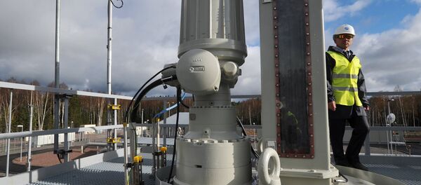 Lançamento da segunda linha do gasoduto Nord Stream (foto de arquivo) - Sputnik Brasil