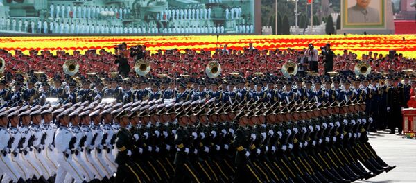 Desfile militar na China Desfile militar na China - Sputnik Brasil