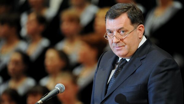 Milorad Dodik, o presidente da República Sérvia. Foto de arquivo - Sputnik Brasil