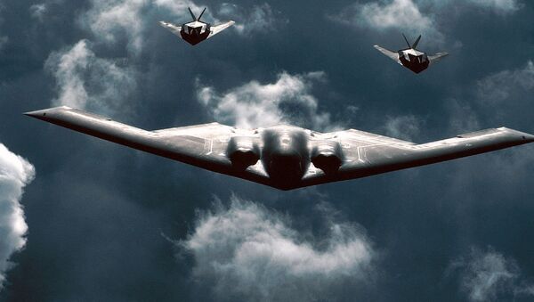 Avião militar norte-americano B-2 Spirit (foto de arwuivo) - Sputnik Brasil