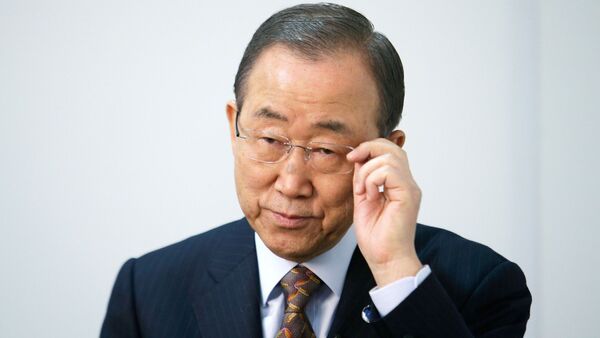 Secretário-geral da ONU Ban Ki-moon - Sputnik Brasil