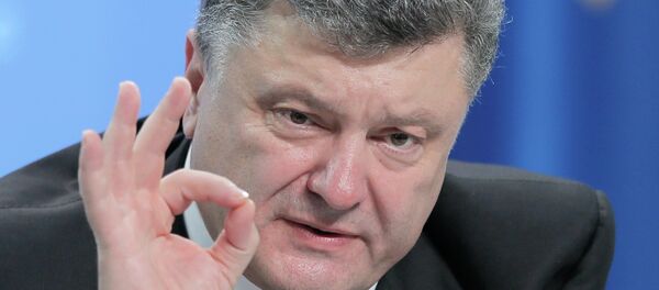 Presidente da Ucrânia, Pyotr Poroshenko - Sputnik Brasil