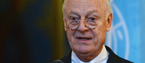 Staffan de Mistura, enviado especial da ONU para a Síria (foto de arquivo) - Sputnik Brasil